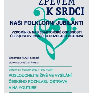 Koncert Zpěvem k srdci online: Naši folklorní jubilanti